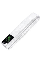 Load image into Gallery viewer, White cotton kids judo belt included with gi