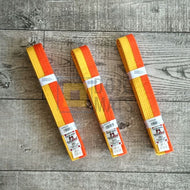 DanRho Yellow-Orange Junior Belt for Judo