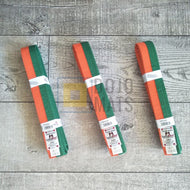 DanRho Bi color Judo Orange-Green Junior Belt