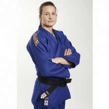 Load image into Gallery viewer, Ippongear IJF Approved Judo Gi Blue Jacket
